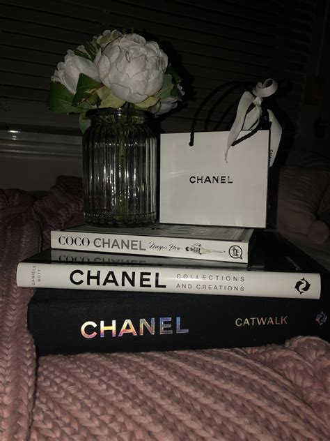 chanel book stack decor|book fashion home chanel.